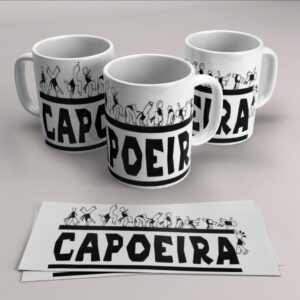 Keramiktasse Capoeira "Line Art" 330ml